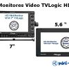 Alquiler Monitores Video TVLogic HD