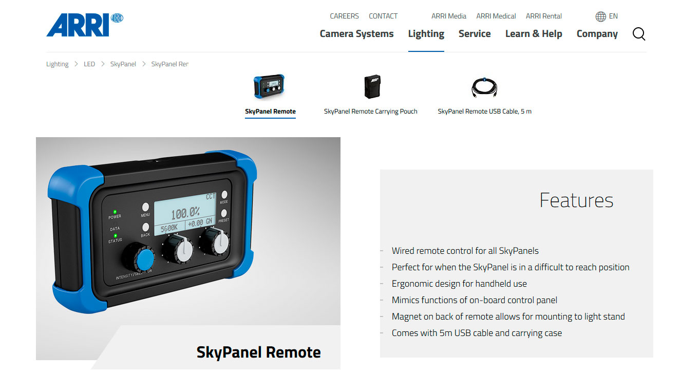 ARRI SkyPanel Remote