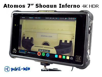 Alquiler Atomos 7″ Shogun Inferno 4K HDR