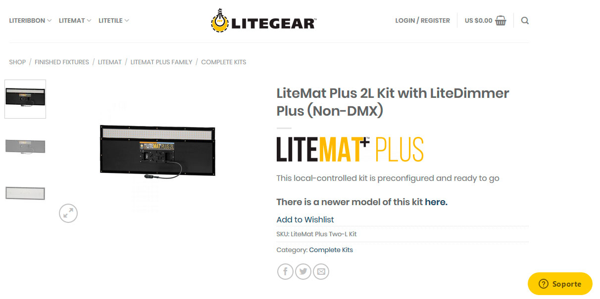 Litegear - Lite Mat Plus 2L